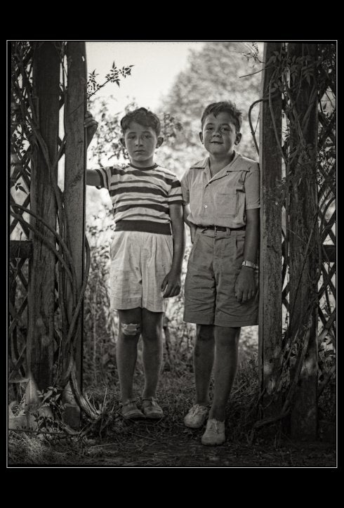 De veraneo en Valgañón en 1956