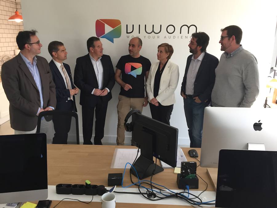 Inauguración de las nuevas instalaciones de la empresa Viwom