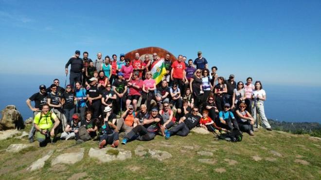 El Sampol caminó por el 'Valle de los colores'