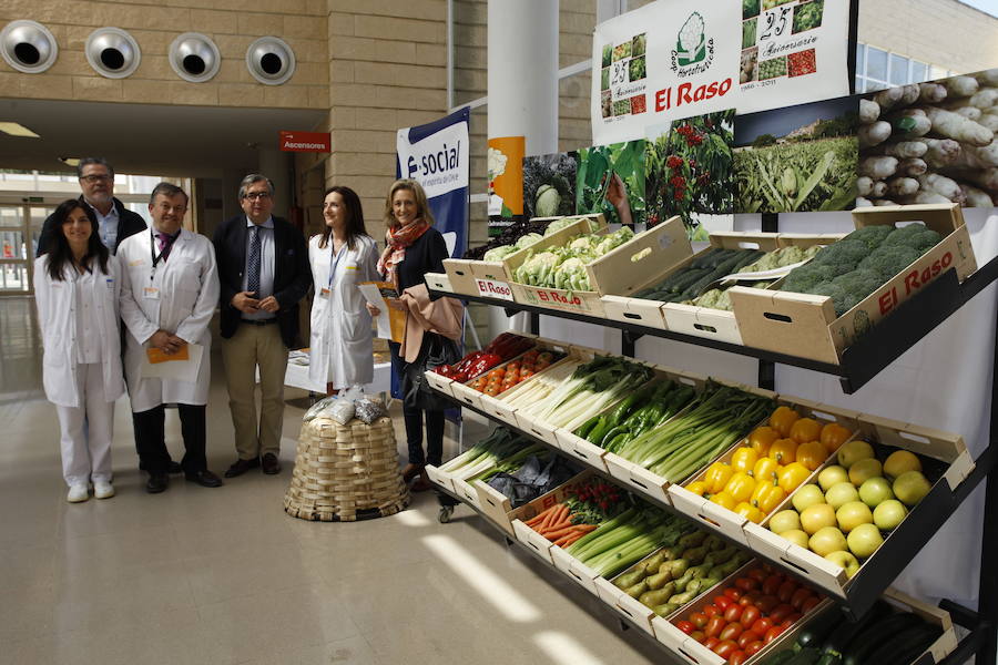 El hospital de Calahorra promueve estilos de vida saludables en las Jornadas de la Verdura