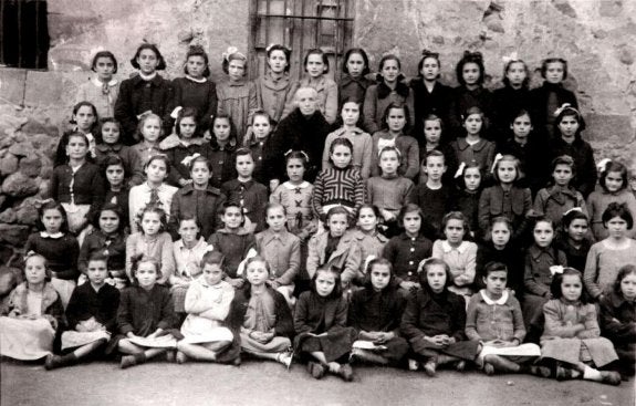 Escolares de Huércanos en 1934