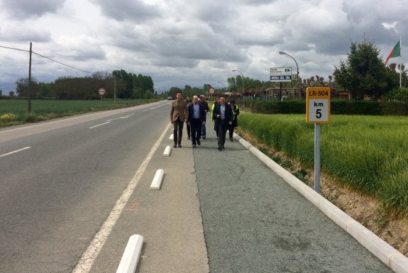 Tramo peatonal entre Castañares y Casalarreina