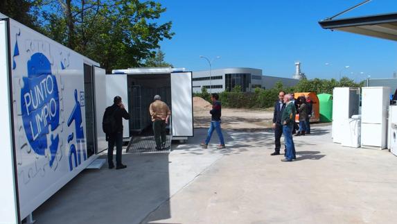 Logroño registra un récord en la recogida de residuos de los puntos limpios