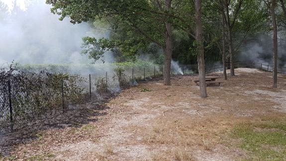 Tres incendios a la vez