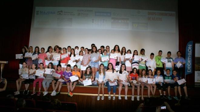 La entrega de premios cerró el I concurso de cortos para escolares 'Ciudad de Nájera'