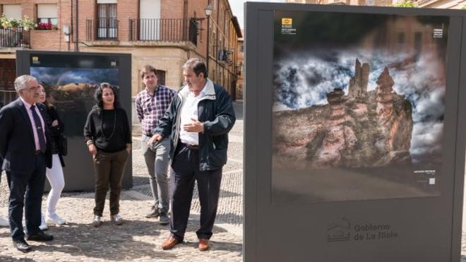 La plaza de España albergará hasta el 3 de julio la muestra 'Medio ambiente de La Rioja'