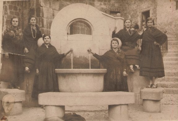 Mozas de Brieva en los años 40