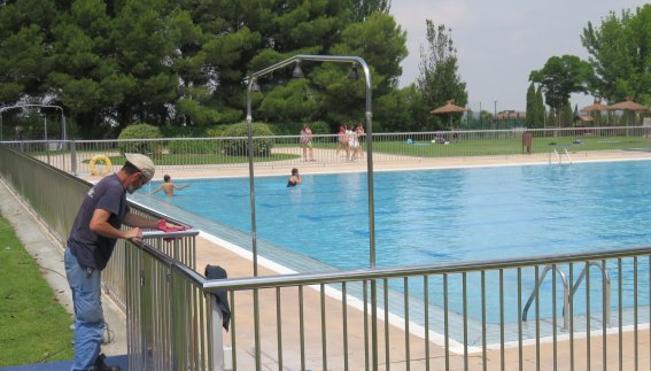 El primer baño en Alfaro