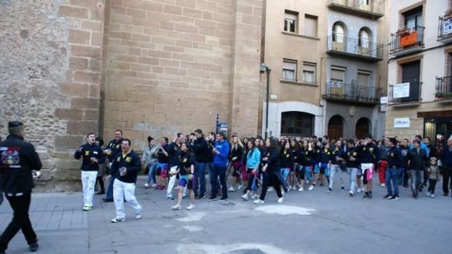 Más de 2.000 peñistas de La Rioja acuden a Nájera para su concentración anual