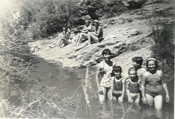 En la poza de Serrabana de Canales