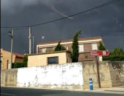 Un tornado en Lanciego